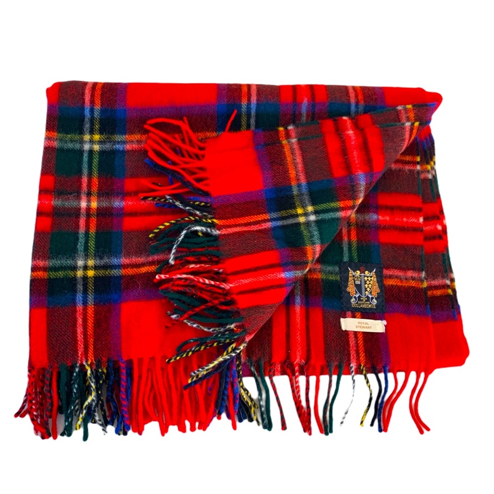 NWOT. Royal Stewart Lambswool Tartan blanket.